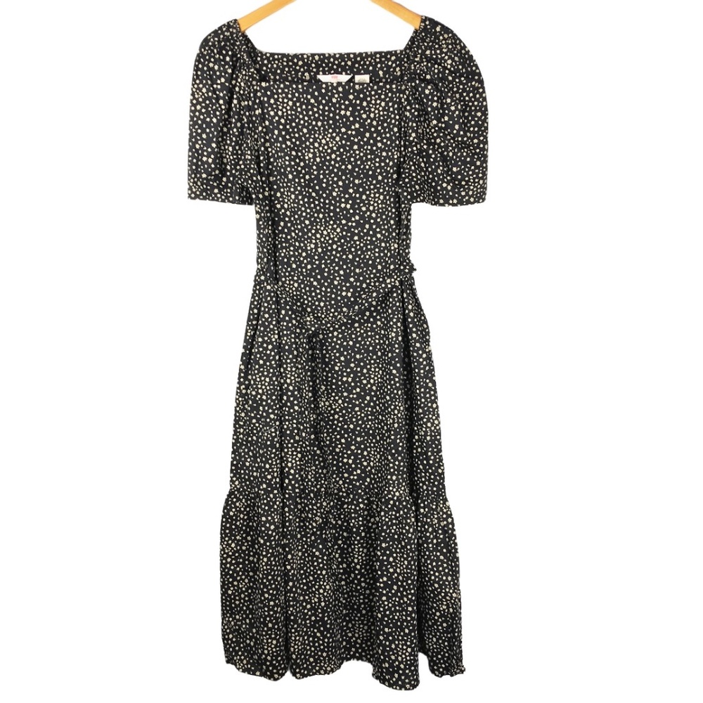 Levi's Tiered Floral Midi Dress Medium